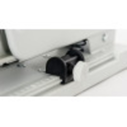 Set the depth guide once and staple in the same place on every stack.