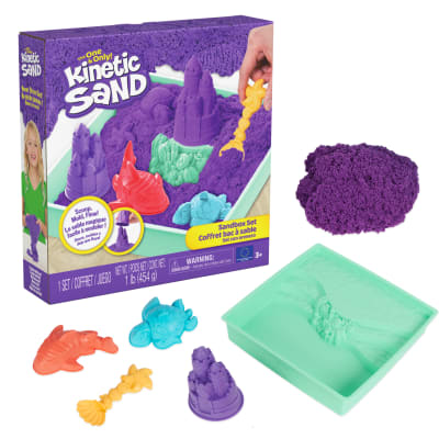 Kinetic Sand, 1lb Purple Sandbox Play Set