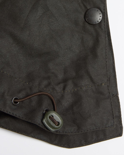 Waxed Storm Hood Olive