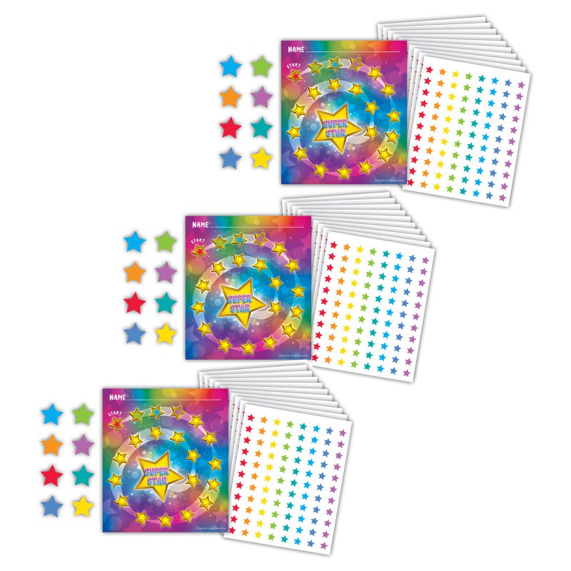Treasure Hunt Reward Trackers with Stickers, 3 Packs