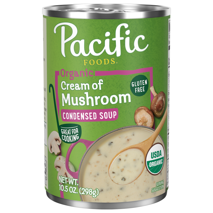 Organic Cream of Mushroom Condensed Soup