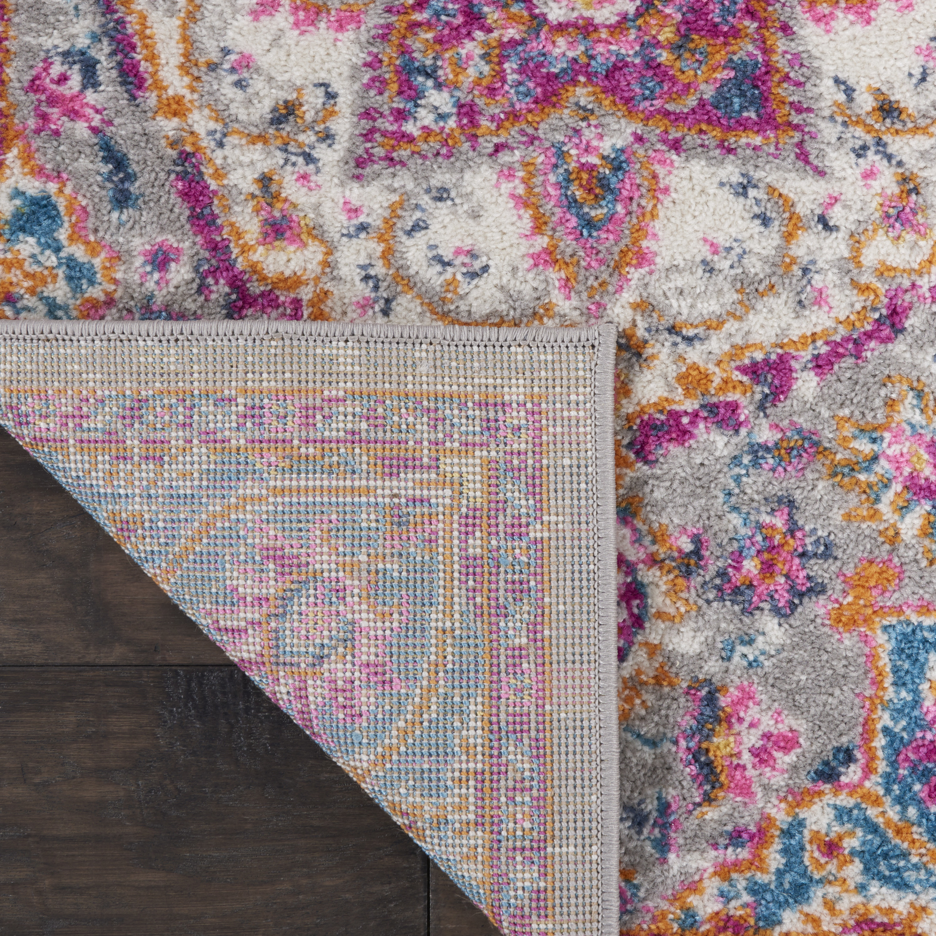 Nourison Passion 1'10" x 2'10" Grey Multicolor Transitional Indoor Rug