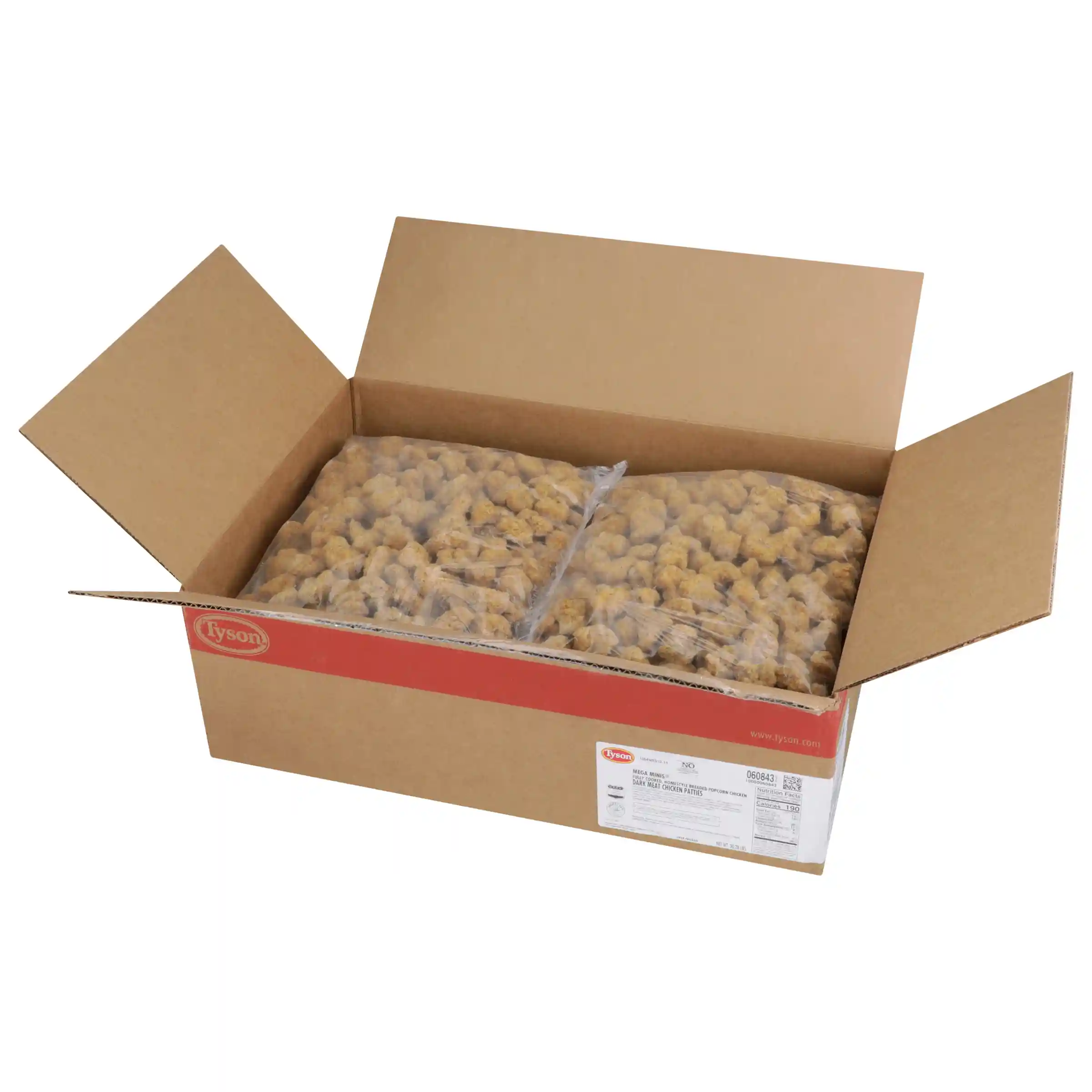 Tyson® Mega Minis® Fully Cooked Whole Grain Breaded Homestyle Chicken Chunks, 0.43 oz._image_3