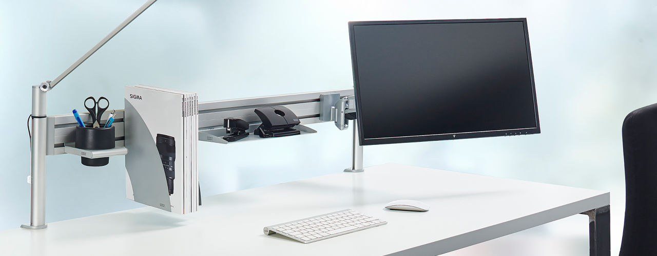 SlatWalls, toolbars and organization accessories from Novus offer creative ways to customize versatile, efficient workstations.