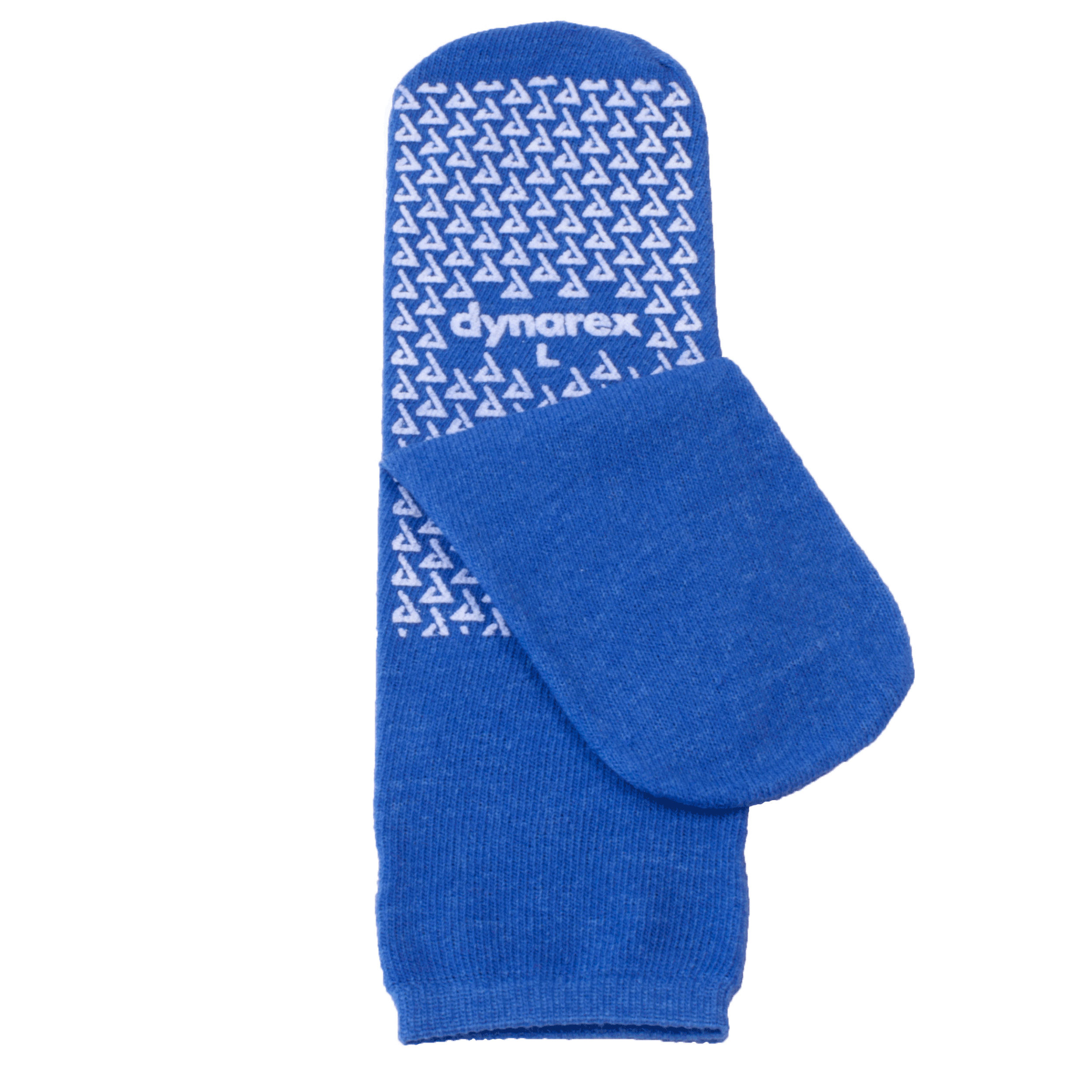 Single-Sided Slipper Socks - Large, Dark Blue