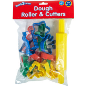 Dough Roller & Cutters - Set of 17