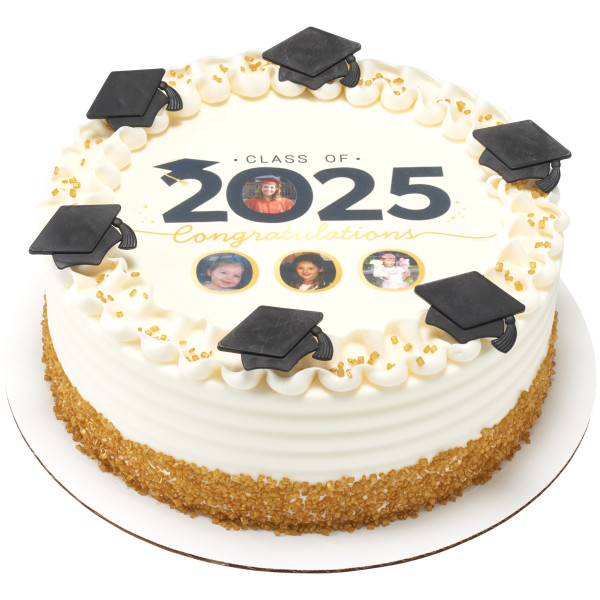 2025 Graduate Multi-Photo PhotoCake® Edible Image® Frame