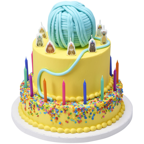 Party Cats Shaped Candles