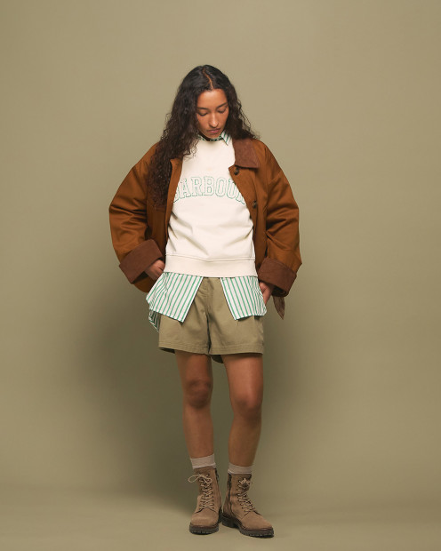 Abbey Casual Jacket Rust Brown