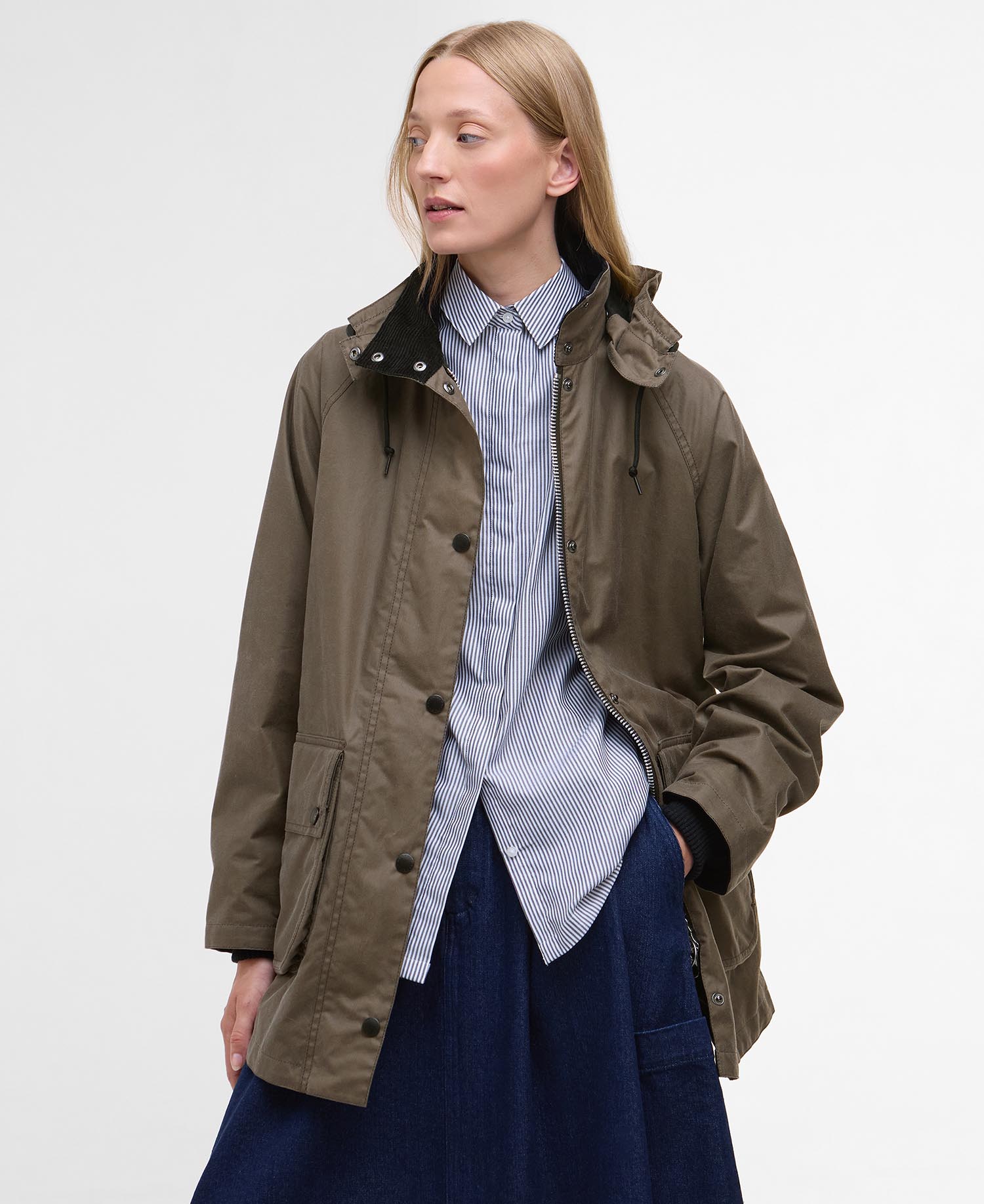 Parka cerato da donna Barbour x Margaret Howell image number 0