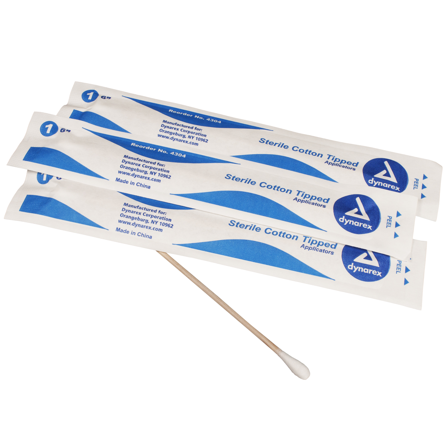 Cotton Tipped Wood Applicators Sterile 6in