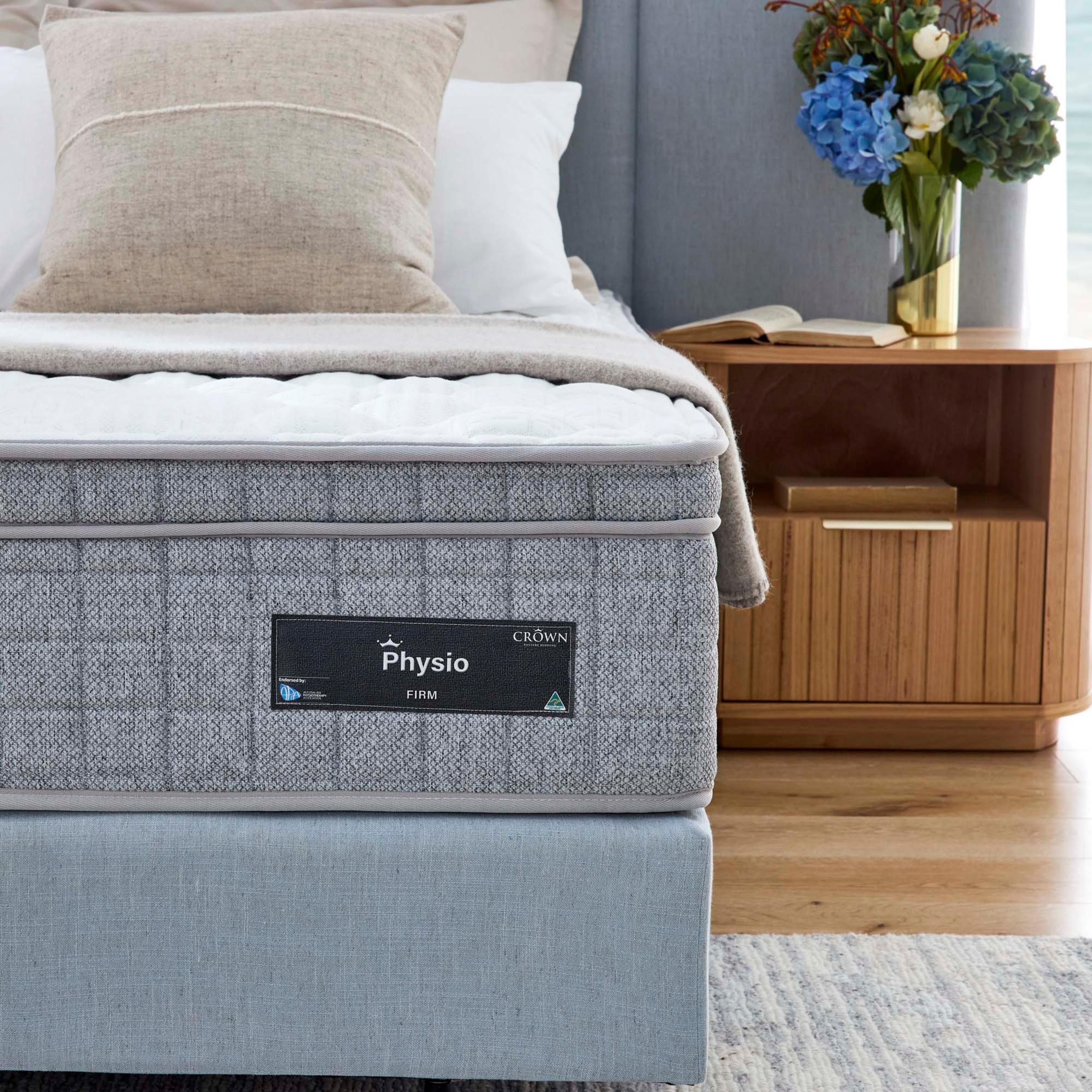 Lifestyle image of the  Crown Posture Bedding Physio Mattress, Firm from Forty Winks