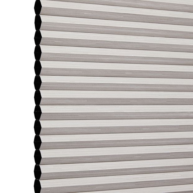 Thermashade Sisal Blackout Stone Pleated Blind