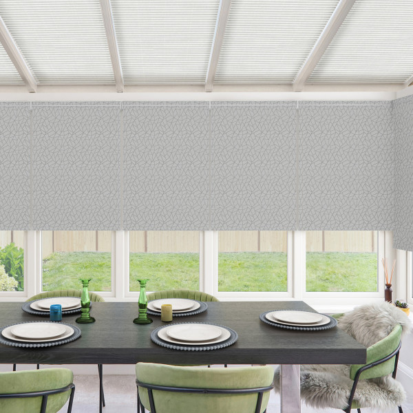 Rocca Blackout Platinum Roller Blind
