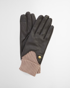 Deanna Leather Gloves Brown/Camel