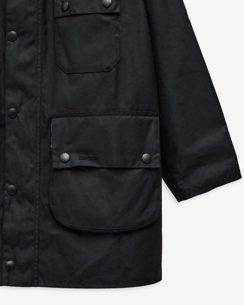 Giacca cerata oversize Solway Black