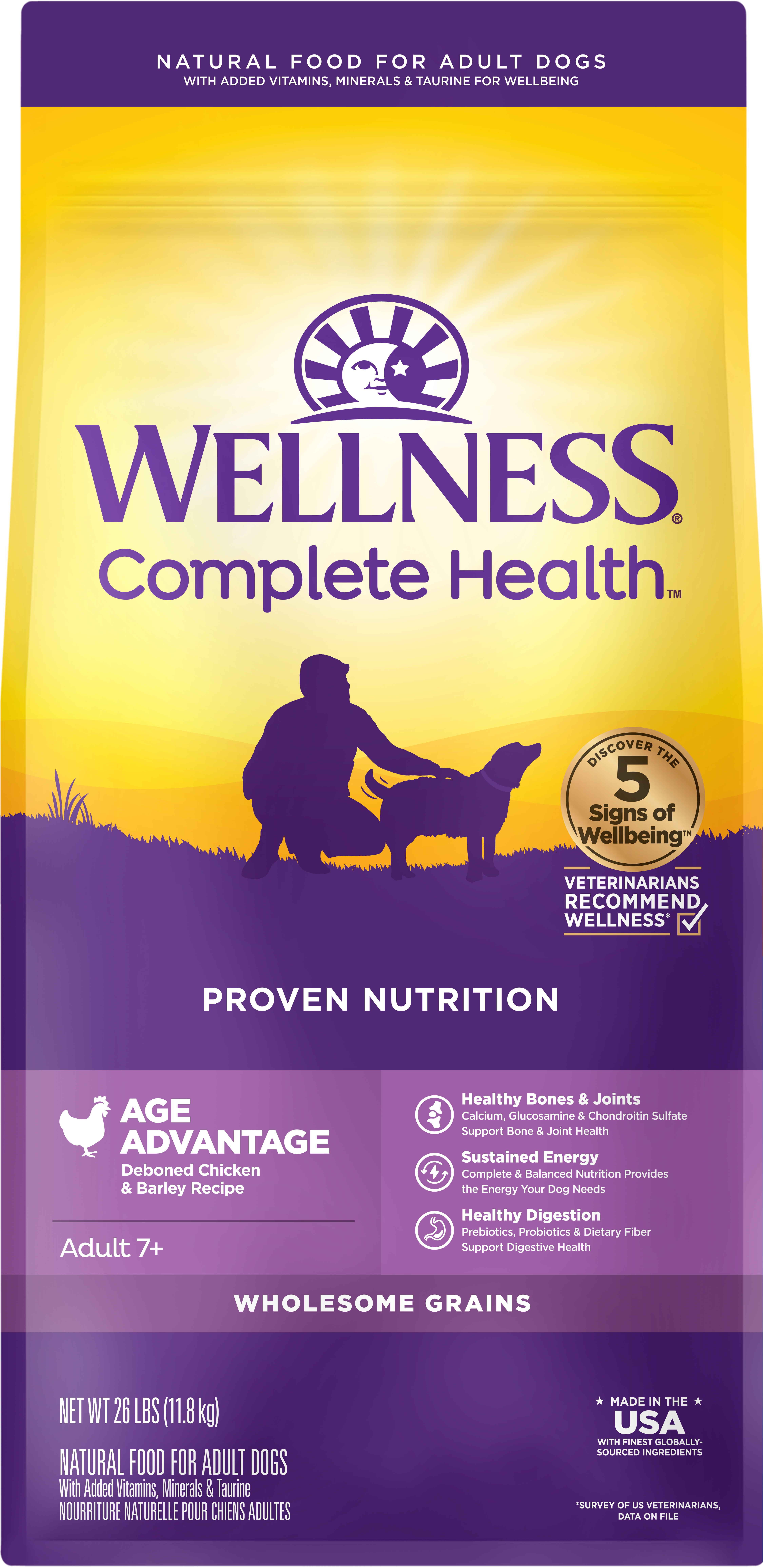 Wellness Complete Health Grained Senior Chicken & Barley