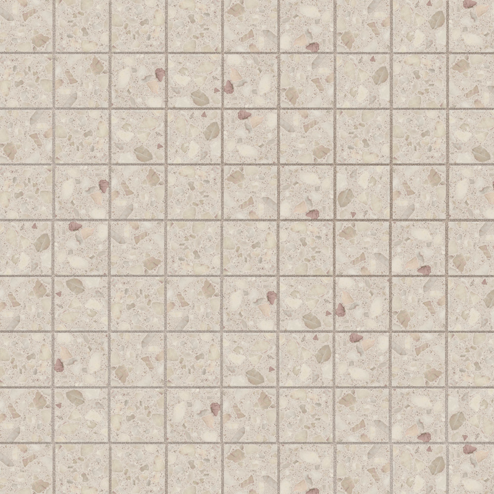 Riviera Taco Beige 1-5/8 in. x 1-5/8 in. Porcelain Floor and Wall Tile
