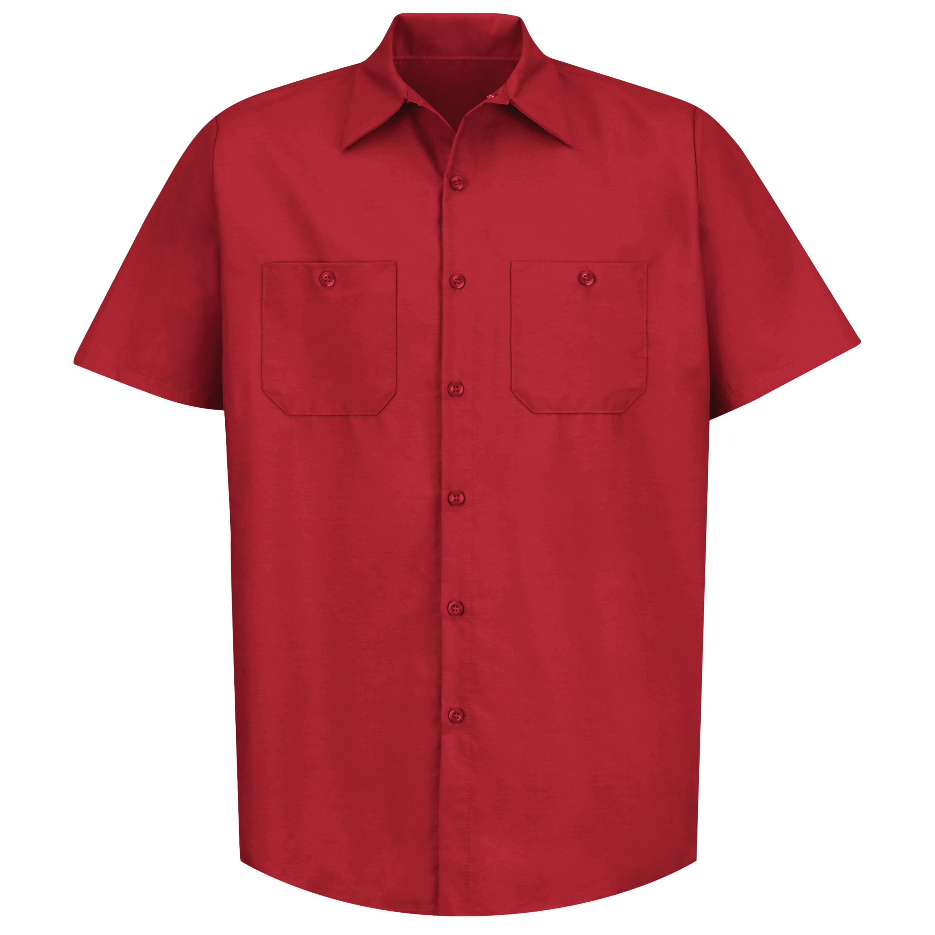 Red Kap Men's Short Sleeve Industrial Work Shirt