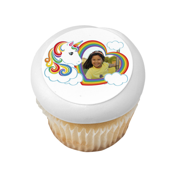 Magical Unicorn PhotoCake® Edible Image® Frame
