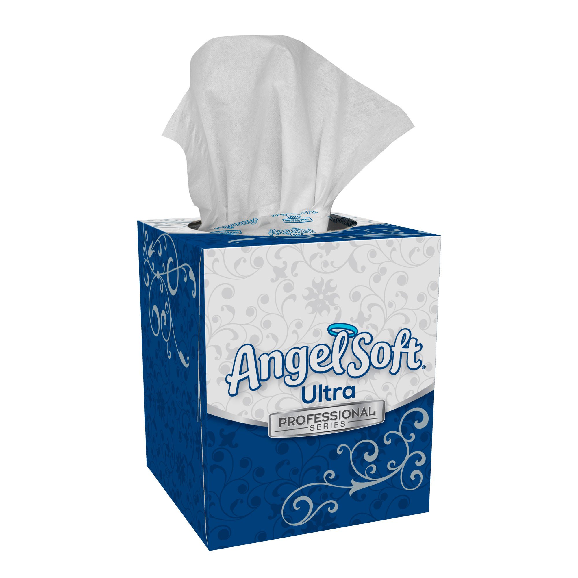 Facial Tissue Angel Soft Ultra Professional Series® White 7-1/2 X 8.4 Inch 96 Count