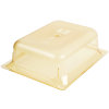 Half-size 4-inch-deep Super Pan® high-temperature plastic pan in amber