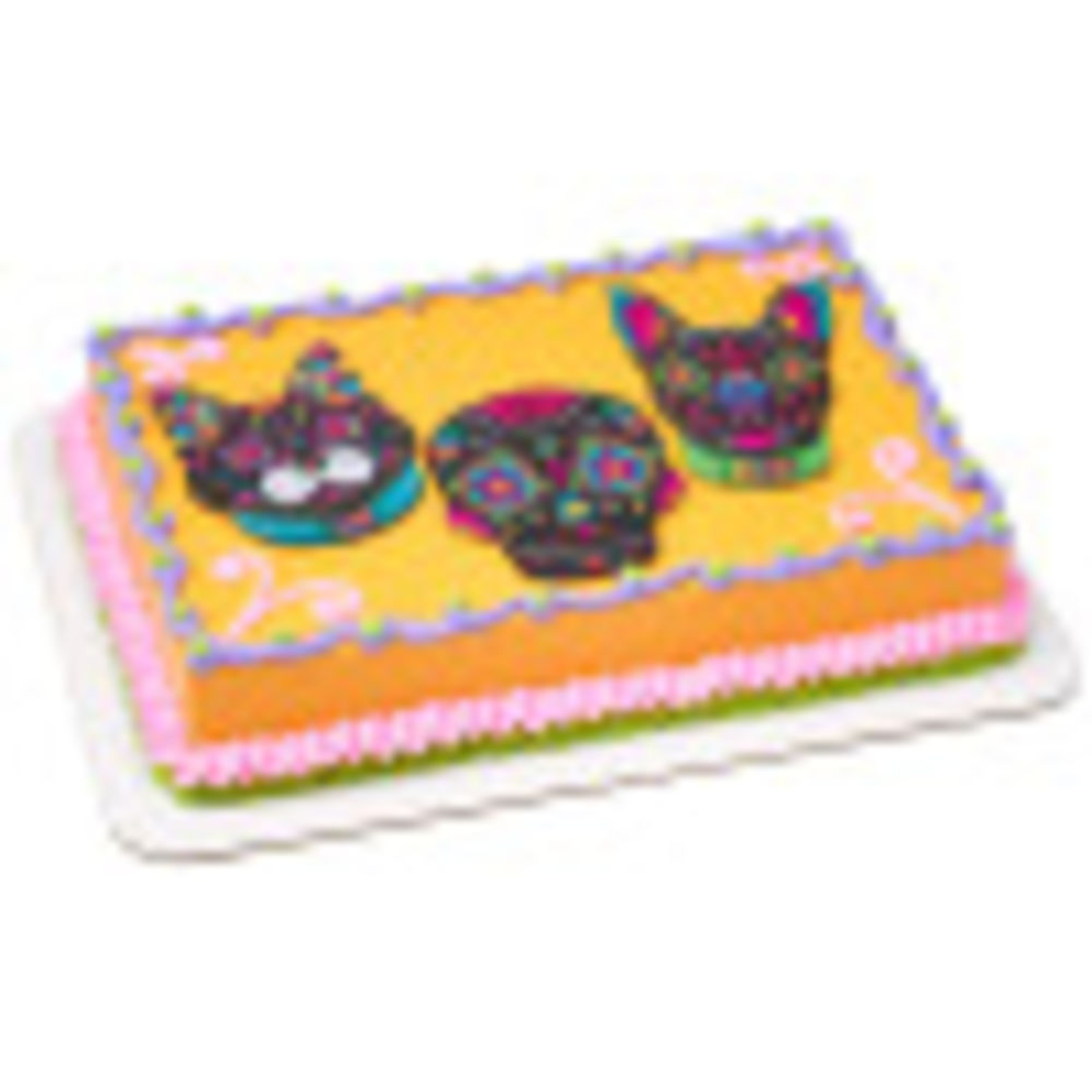 Image Cake Día de los Muertos Animals