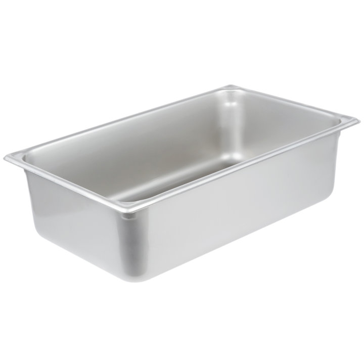 Full-size 6-inch-deep Super Pan® heavy-duty stainless steel steam table pan