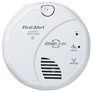 White, OneLink Battery Smoke/Carbon Monoxide Alarm with Voice