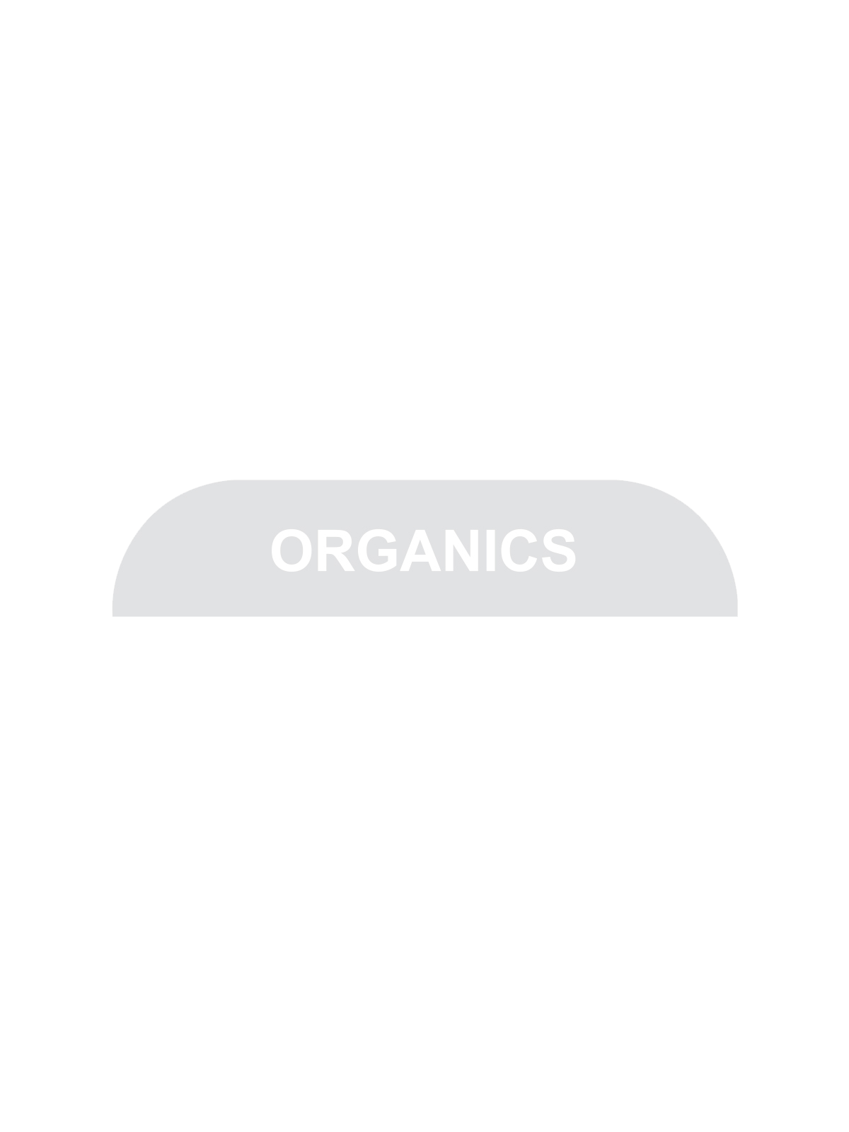 BILLI BOX – Label – Organics – Clear-White