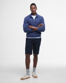 Pique Interlock Half Zip-Sweatshirt Oceana
