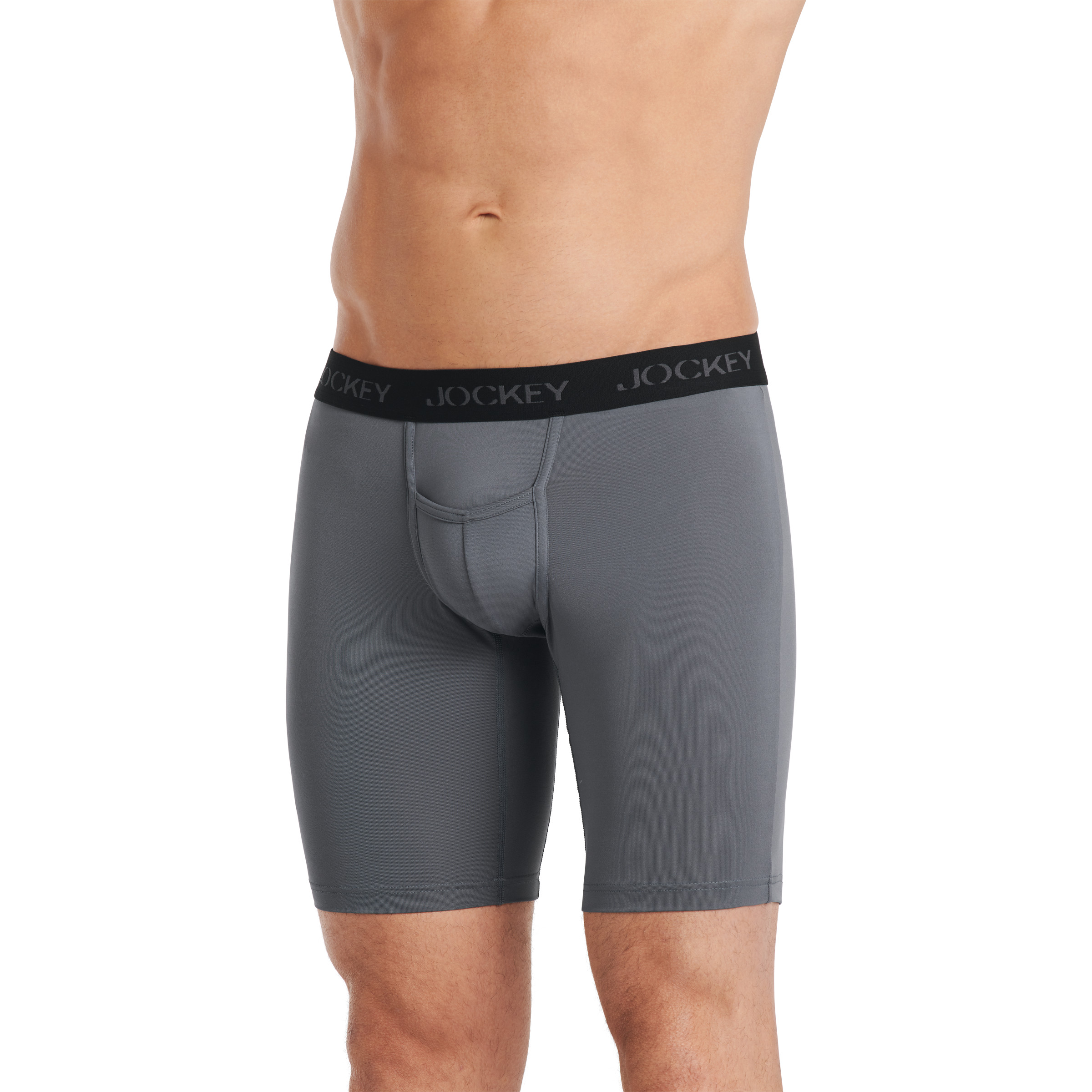 Jockey Sport Men's Microfiber 10" Midway Brief - Picture 19 of 35