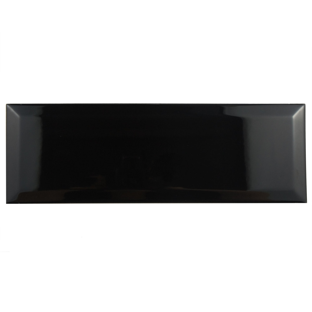 Santorini Loft Nero 4 in. x 11-7/8 in. Ceramic Wall Tile