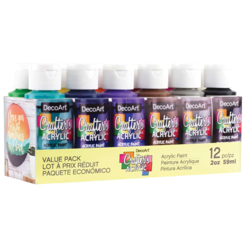 Crafter's Acrylic Paint - Value Pack (12 count)