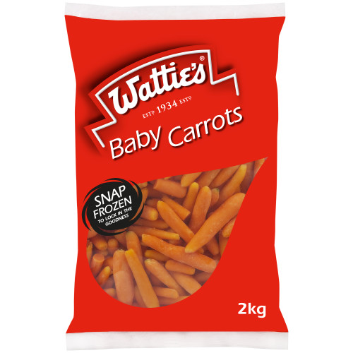  Wattie's® Baby Carrots 2kg x 6 