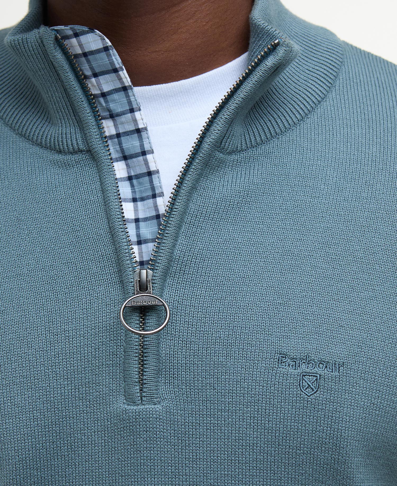 Pullover Cotton Half Zip image number 4