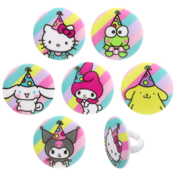 Hello Kitty® and Friends It's a Celebration Cupcake Rings