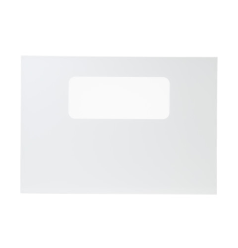 Range small glass oven door  white