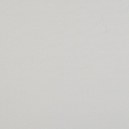 Light gray woven-texture wallpaper filling the frame, uniformly lit and uninterrupted, covering a flat interior wall with subtle fabric-like grain and no visible fixtures or furnishings.