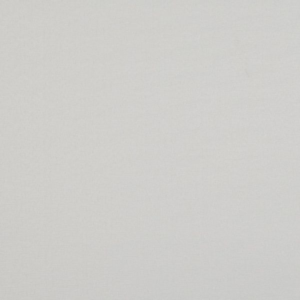 Light gray woven-texture wallpaper filling the frame, uniformly lit and uninterrupted, covering a flat interior wall with subtle fabric-like grain and no visible fixtures or furnishings.