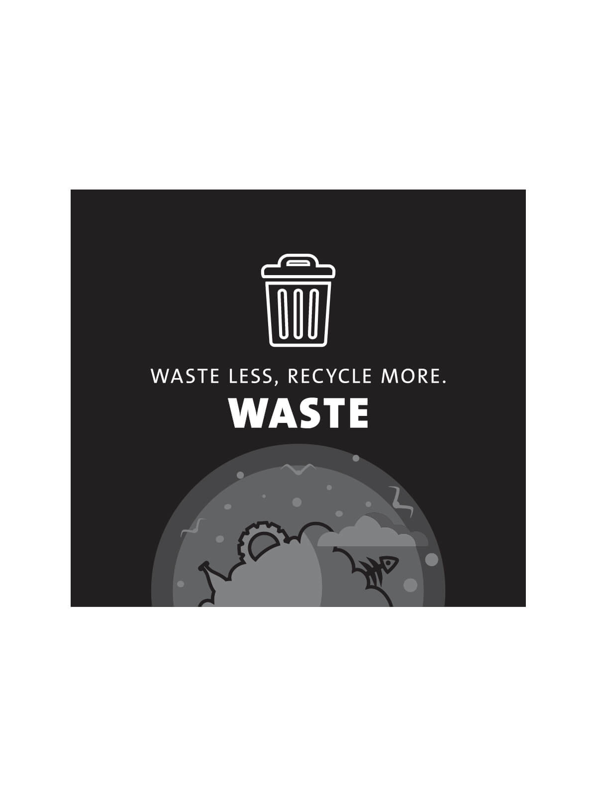 ARISTATA – Sign – Waste – Black