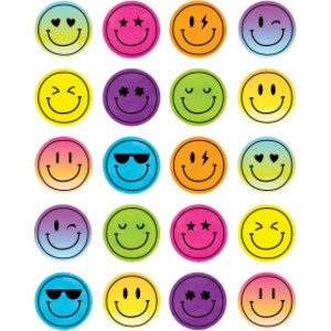 Brights 4Ever Smiley Faces Stickers, Pack of 120