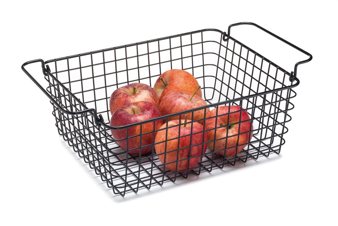 Wire basket GN 1/2 16 cm deep in black