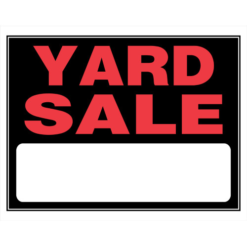 Hillman Yard Sale Sign 15