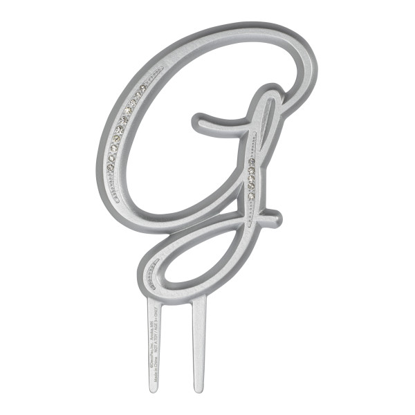 4.5" G Diamond Letter Monogram