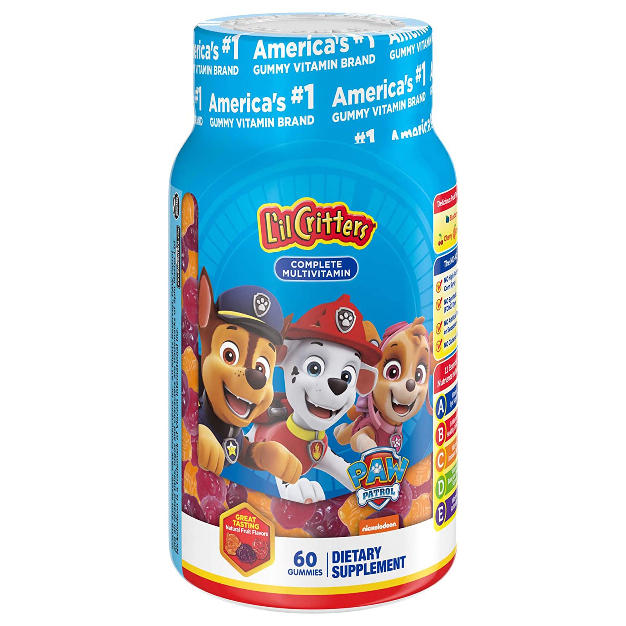 L'il Critters Paw Patrol Dietary Supplement Gummies