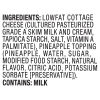 Breakstone's Cottage Doubles Lowfat Cottage Cheese & Pineapple Topping 2% Milkfat, 4.7 oz Cup