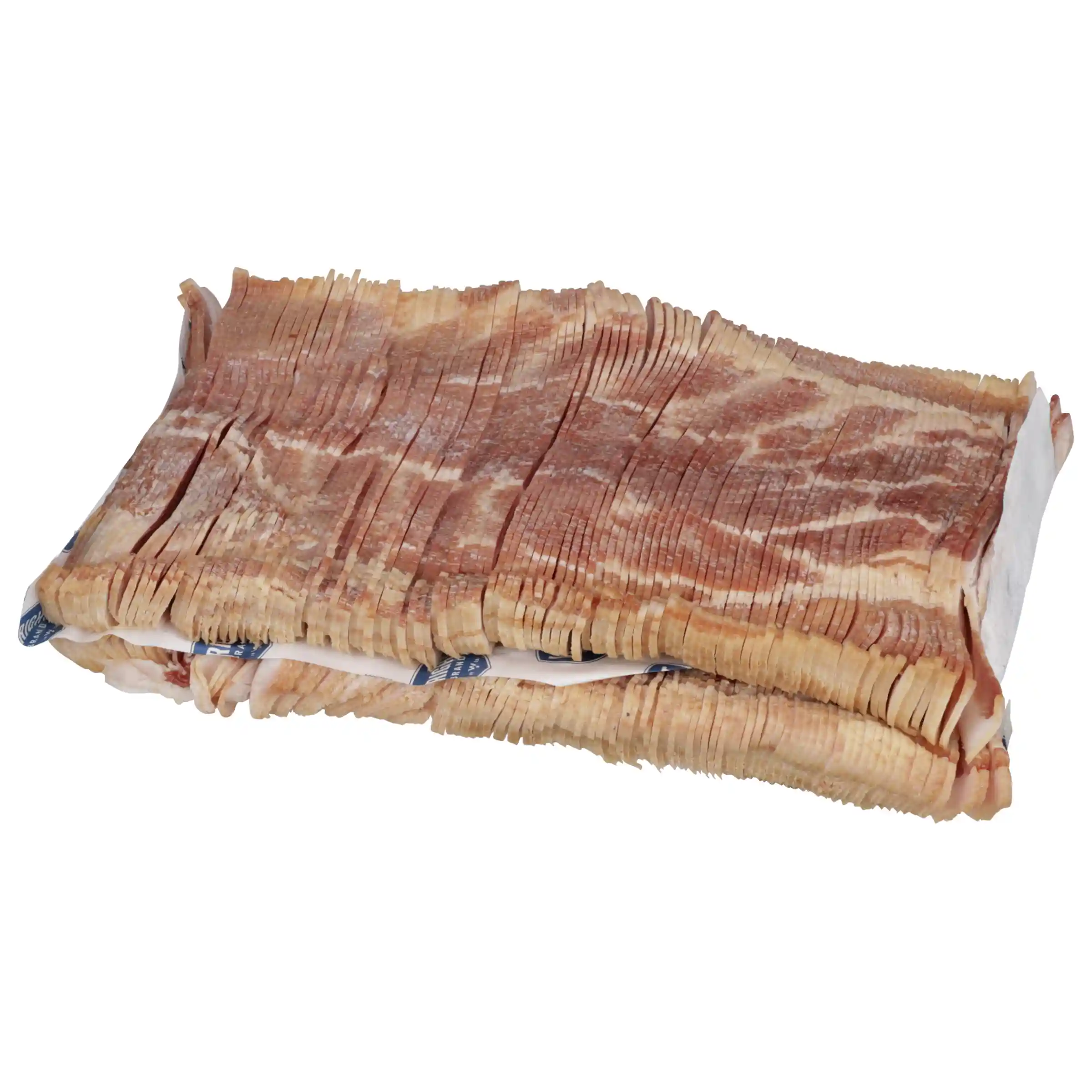 Wright® Brand Naturally Hickory Smoked Regular Sliced Bacon, Bulk, 15 Lbs, 14-18 Slices per Pound, Frozen_image_3