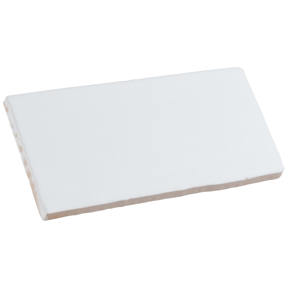 Castillo Matte White 3 in. x 6 in. Ceramic Wall Tile
