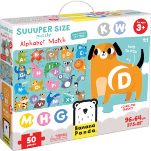 Suuuper Size Puzzle, Alphabet Match, Age 3+